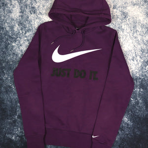 Vintage Purple Nike Just Do It Hoodie | XS