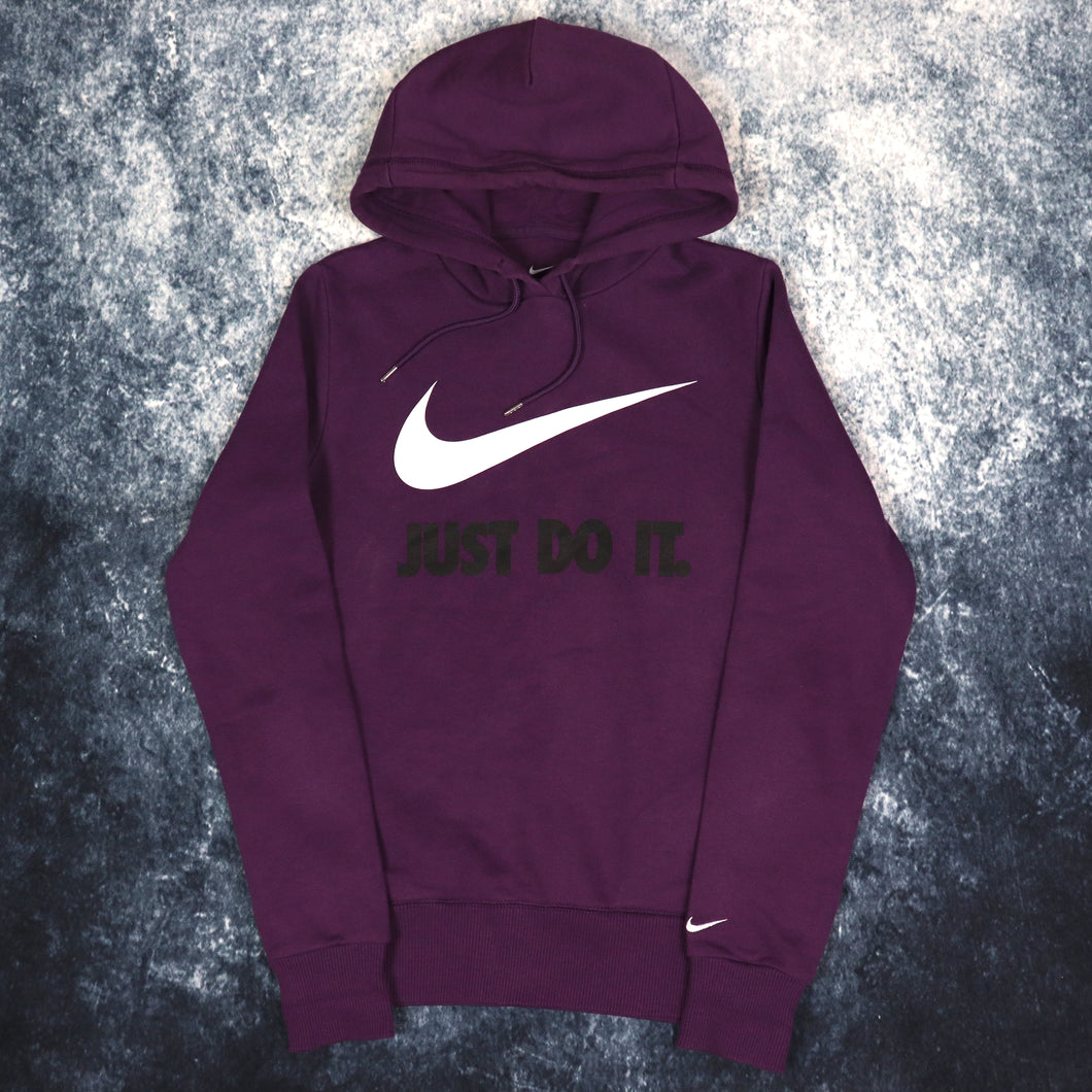 Vintage Purple Nike Just Do It Hoodie | XS