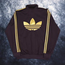Load image into Gallery viewer, Vintage Purple &amp; Gold Adidas Trefoil Track Jacket | Medium
