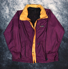 Load image into Gallery viewer, Vintage Purple &amp; Yellow Berghaus Aquafoil Windbreaker Jacket | Medium
