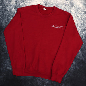 Vintage Red American Queen Steamboat Company Sweatshirt | Small