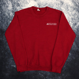 Vintage Red American Queen Steamboat Company Sweatshirt | Small