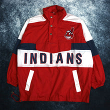 Load image into Gallery viewer, Vintage 90&#39;s Red Cleveland Indians 1/4 Zip Windbreaker Jacket | 4XL
