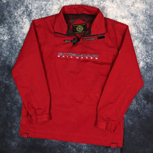 Load image into Gallery viewer, Vintage Red Extreme Land Sailmaker 1/4 Zip Windbreaker Jacket | XL

