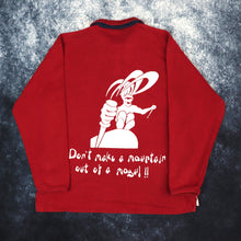 Load image into Gallery viewer, Vintage Red FatFace Mountain Climbing Collared Sweatshirt | Medium
