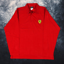 Load image into Gallery viewer, Vintage Red Ferrari Rugby Sweatshirt | Large
