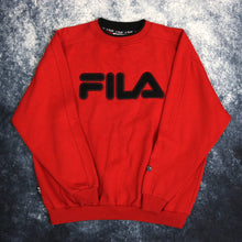 Load image into Gallery viewer, Vintage Red Fila Spell Out Sweatshirt

