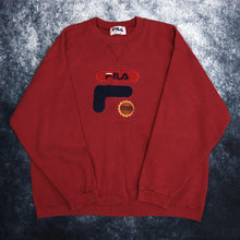 Load image into Gallery viewer, Vintage Red Fila Italia Sweatshirt | XXL
