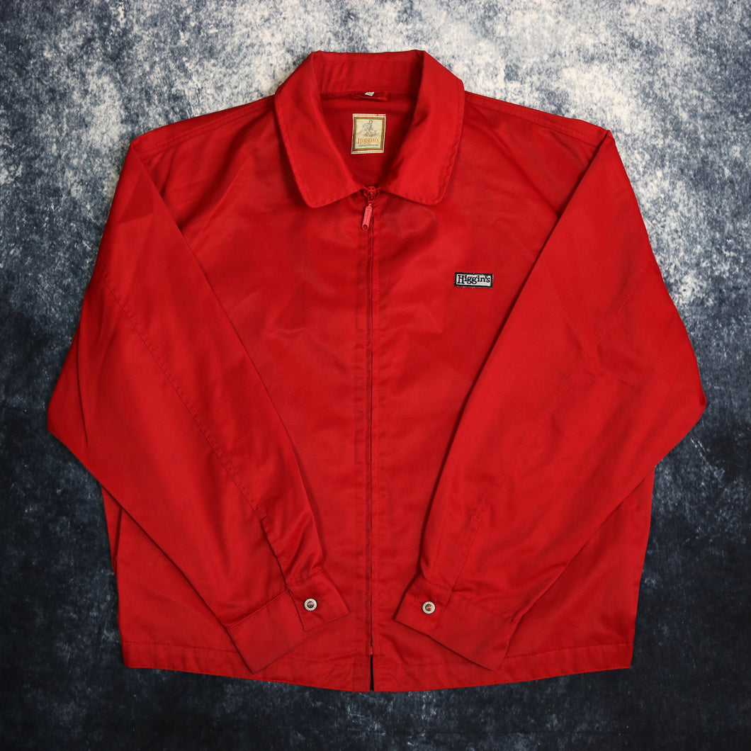 Vintage Red Higgins Coach Jacket