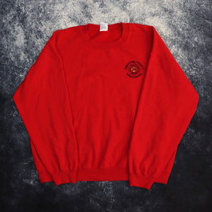 Vintage Red Limestone County Fire Rescue Sweatshirt | XL