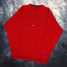 Load image into Gallery viewer, Vintage Red Marine Club Jumper | Large
