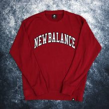 Load image into Gallery viewer, Vintage Red New Balance Spell Out Sweatshirt | Small
