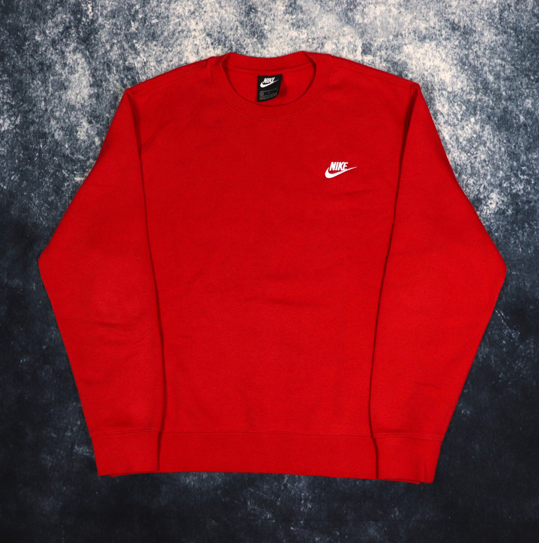 Vintage Red Nike Sweatshirt | Medium