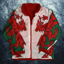 Load image into Gallery viewer, Vintage Red Wales Reversible Fleece Jacket
