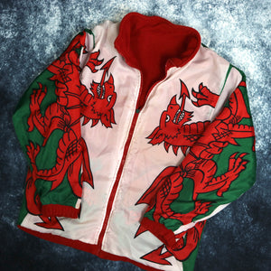 Vintage Red Wales Reversible Fleece Jacket