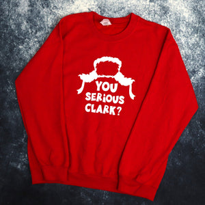 Vintage Red You Serious Clark Sweatshirt | Medium