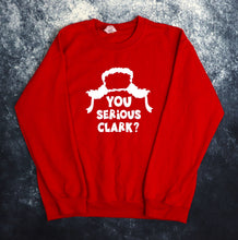 Load image into Gallery viewer, Vintage Red You Serious Clark Sweatshirt | Medium
