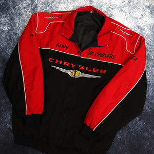 Vintage Red & Black Chrysler Racing Jacket | 5XL