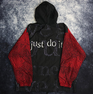 Vintage Red & Black Nike Just Do It Windbreaker Jacket