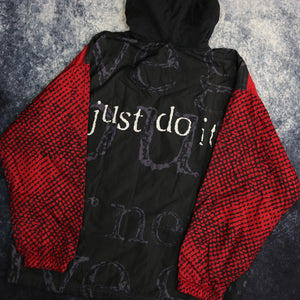 Vintage Red & Black Nike Just Do It Windbreaker Jacket