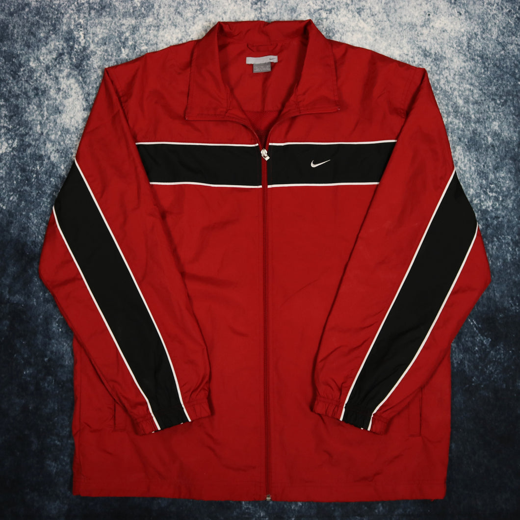 Vintage Red & Black Nike Windbreaker Jacket