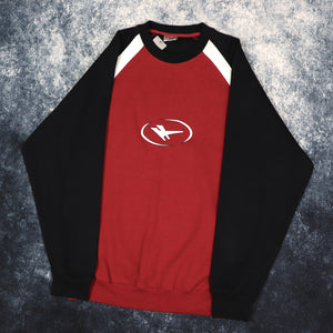 Vintage Red, Black & White Gola Sweatshirt | XL