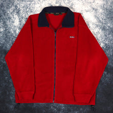 Load image into Gallery viewer, Vintage Red &amp; Navy Peter Storm Fleece Jacket | XL
