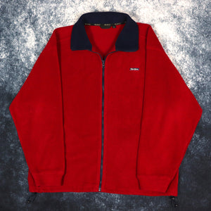 Vintage Red & Navy Peter Storm Fleece Jacket | XL