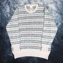 Load image into Gallery viewer, Vintage 90&#39;s Striped St Michael Grandad Jumper | Medium
