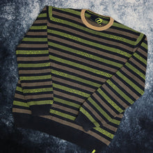 Load image into Gallery viewer, Vintage Striped Animal Jumper
