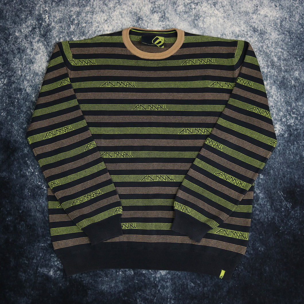 Vintage Striped Animal Jumper