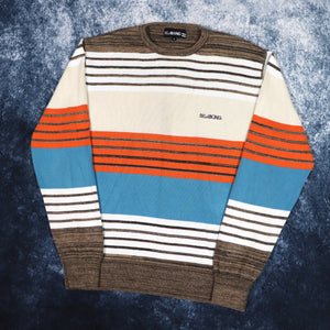 Vintage Striped Billabong Jumper | Medium