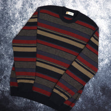 Load image into Gallery viewer, Vintage Striped Grandad Jumper | Small
