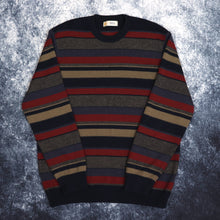Load image into Gallery viewer, Vintage Striped Grandad Jumper | Small
