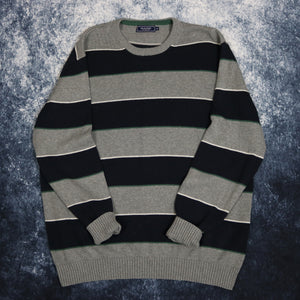 Vintage Striped Maine New England Jumper