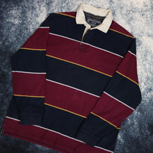 Load image into Gallery viewer, Vintage Striped Rugby Sweatshirt
