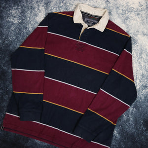 Vintage Striped Rugby Sweatshirt