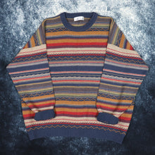 Load image into Gallery viewer, Vintage Striped St Michael Grandad Jumper | XL
