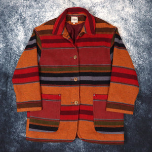 Vintage Striped The Trader Jeans Company Wool Jacket | Medium