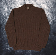 Load image into Gallery viewer, Vintage Style Brown High Neck Jumper | Small
