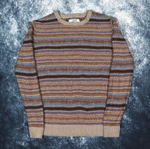 Load image into Gallery viewer, Vintage Style Striped Grandad Jumper | Small
