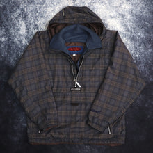 Load image into Gallery viewer, Vintage 90&#39;s Tartan Below Zero Half Zip Hooded Jacket | Large
