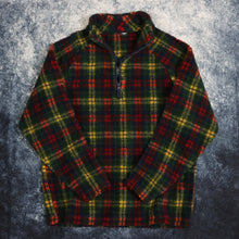 Load image into Gallery viewer, Vintage Tartan 1/4 Zip Sherpa Fleece Sweatshirt
