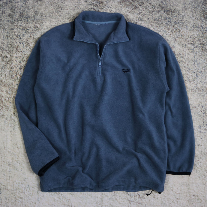 Vintage Teal Hi-Tec 1/4 Zip Fleece Sweatshirt
