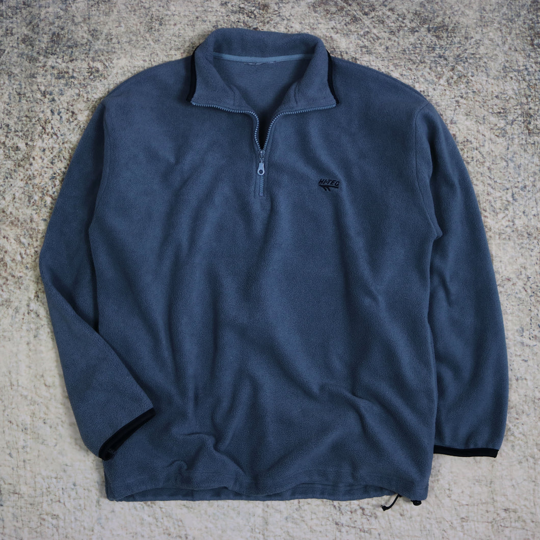 Vintage Teal Hi-Tec 1/4 Zip Fleece Sweatshirt