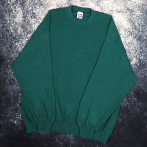 Vintage 90's Teal Jerzees Sweatshirt | XL