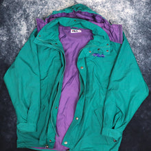 Load image into Gallery viewer, Vintage Teal &amp; Purple Fila Magic Line Gortex Jacket | XXL
