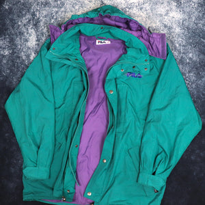 Vintage Teal & Purple Fila Magic Line Gortex Jacket | XXL