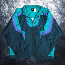 Load image into Gallery viewer, Vintage Teal &amp; Purple Nike Windbreaker Jacket
