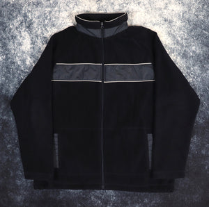 Vintage Two Tone Navy BHS Fleece Jacket | XL